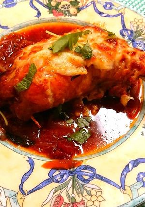 詰め物鶏-レシピのメイン写真