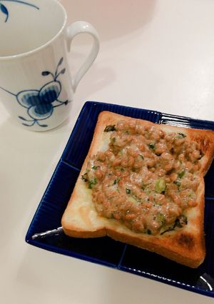 納豆トースト☆カルシウム☆納豆キナーゼ☆-レシピのメイン写真
