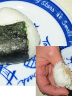 Caたっぷり!魚味付け缶+マヨ♡おにぎり-レシピのメイン写真