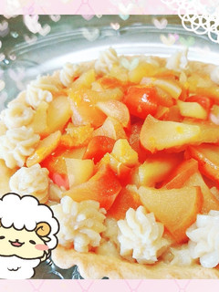 マクロビ☆りんごのカスタードタルト-レシピのメイン写真
