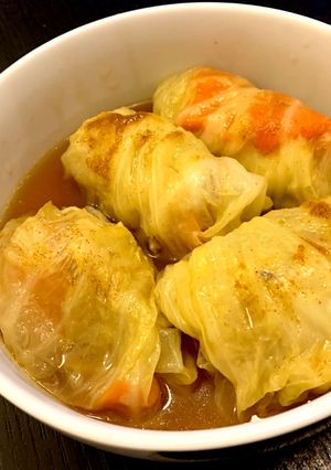 煮込み時間10分。豚肉のロールキャベツ-レシピのメイン写真