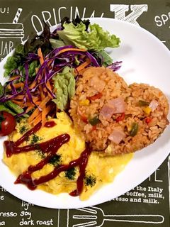スクランブルエッグで簡単☆オムライス-レシピのメイン写真