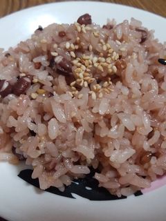 雑穀入りモチモチ赤飯-レシピのメイン写真