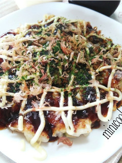 水なし!白菜でとろとろ関西風お好み焼き-レシピのメイン写真