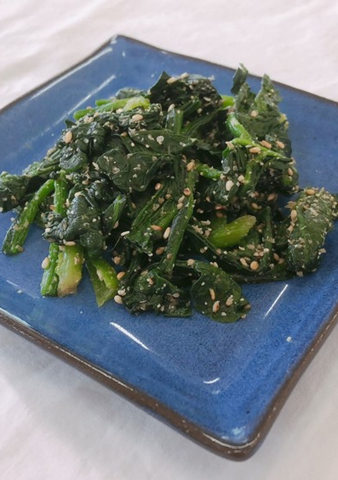【あんこう醤油】ほうれん草のごま和え-レシピのメイン写真