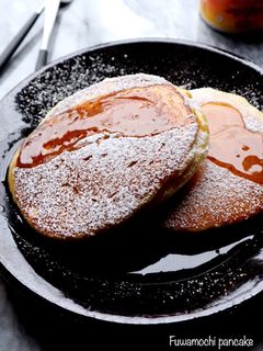 切り餅で作る!ふわもちパンケーキ♡-レシピのメイン写真