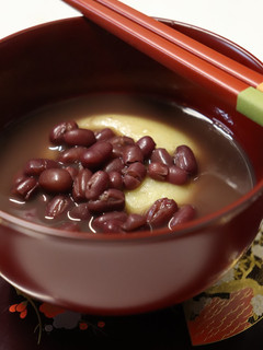 おやつ昼♪魔法瓶利用のゆで小豆でぜんざい-レシピのメイン写真