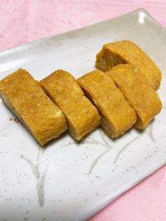 超簡単!ほんのり甘い我が家の卵焼き!-レシピのメイン写真
