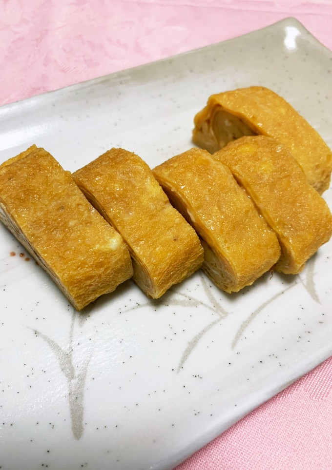 超簡単！ほんのり甘い我が家の卵焼き！-レシピのメイン写真
