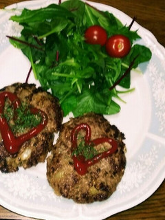 我が家のシンプル!ハンバーグステーキ-レシピのメイン写真