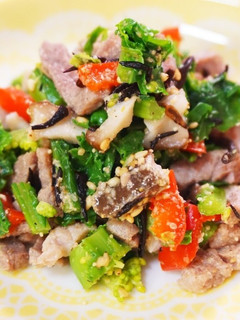 わんこ飯♪菜の花の胡麻和え-レシピのメイン写真