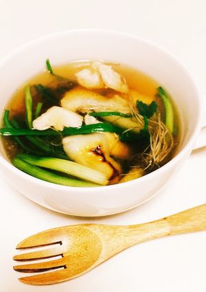 仙台せり鍋風お雑煮-レシピのメイン写真