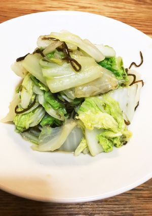 電子レンジで白菜の瞬間浅漬け-レシピのメイン写真