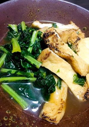 大根菜とぽってり薄揚げの炊いたん★-レシピのメイン写真