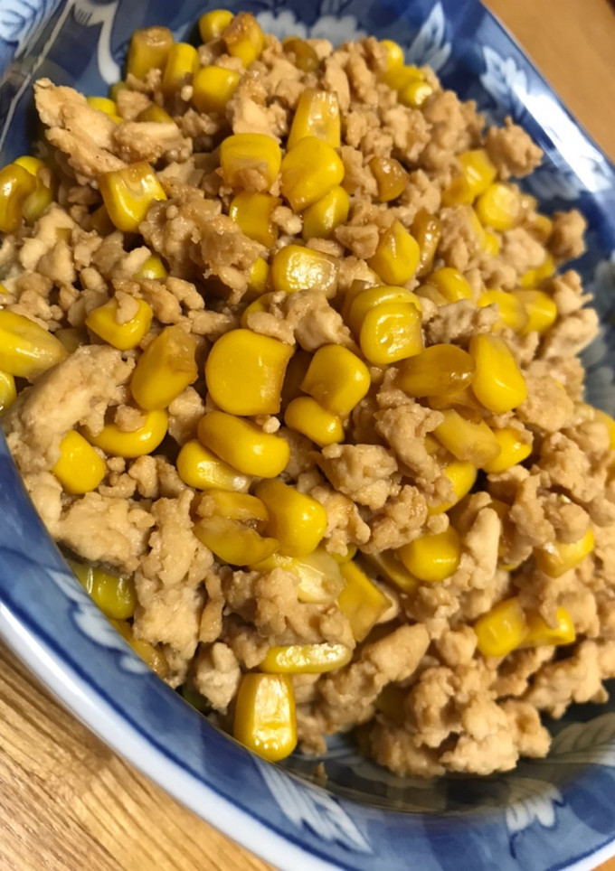 香ばし旨〜☆ひき肉とコーンのそぼろ炒め-レシピのメイン写真