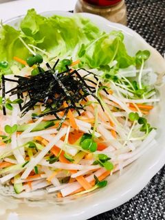沢山食べられる・美味しい大根サラダ-レシピのメイン写真