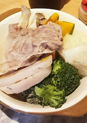 野菜と豚肉の蒸し物-レシピのメイン写真