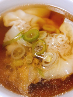 なめたけ肉ワンタン〜和風スープ〜-レシピのメイン写真
