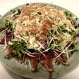 簡単!薬味もりもり市販の鰹タタキで一品
