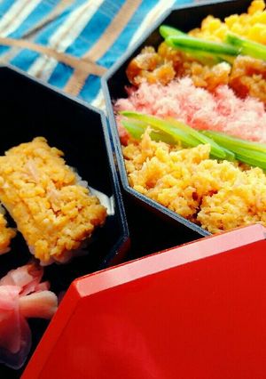 簡単⭐甘さが魅力⭐シーチキンおぼろ寿司-レシピのメイン写真