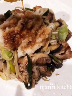 豚肉と野菜炒め*おろしポン酢でさっぱりと-レシピのメイン写真