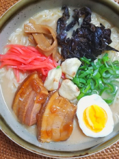 鍋スープで豚骨醤油ラーメン-レシピのメイン写真