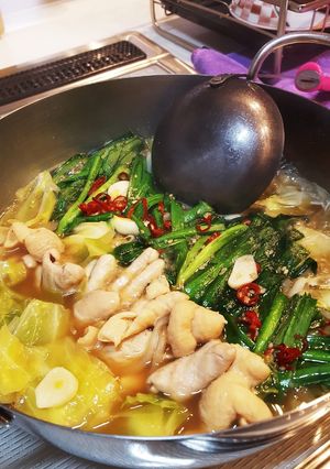 牛よりグッと旨い！博多豚白もつ鍋　醤油味-レシピのメイン写真