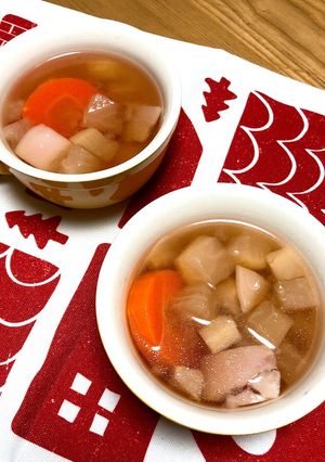 あったか根菜スープ☆離乳食取り分けにも！-レシピのメイン写真