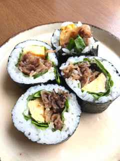 牛肉の甘辛太巻-レシピのメイン写真