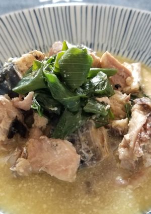 とろとろコクうま!青ネギとさば缶の煮物-レシピのメイン写真