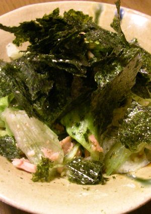 レンジで簡単　レタスとツナの和え物-レシピのメイン写真