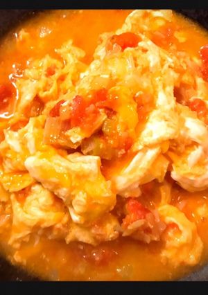 西紅柿炒鶏蛋(トマトと卵の炒め物)-レシピのメイン写真