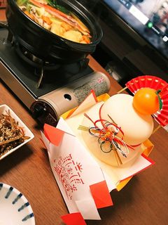 出汁がうまい!お雑煮風 鍋-レシピのメイン写真