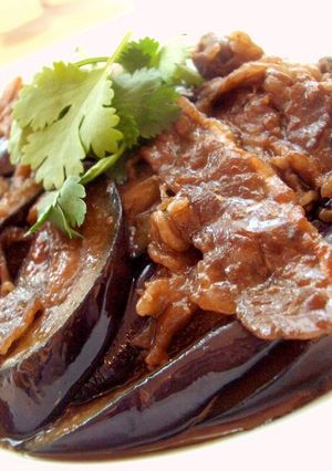 ナスと牛肉の甜面醤（テンメンジャン）炒め-レシピのメイン写真