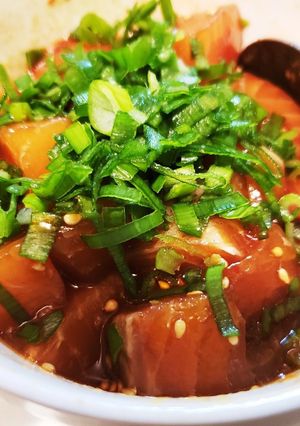 ピリ辛！おいしい！韓国風サーモンの漬け-レシピのメイン写真
