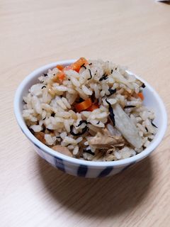 ☆栄養◎ひじきとごぼうの炊き込みご飯☆-レシピのメイン写真