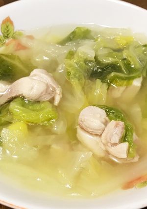 鶏肉と白菜のスープ-レシピのメイン写真