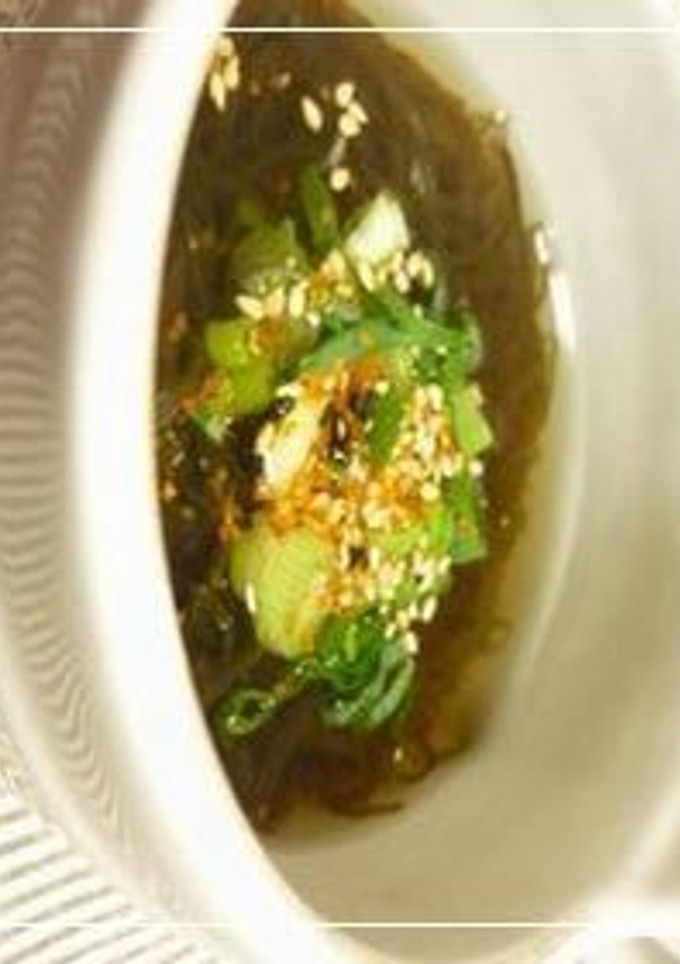 和風な♪もずくスープ♪-レシピのメイン写真