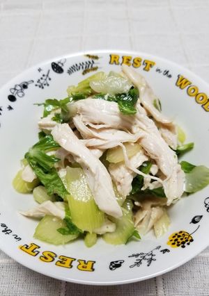 ☆簡単♪鶏胸肉とセロリのサラダ☆-レシピのメイン写真