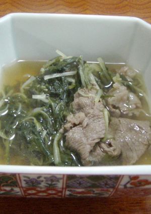 京都のおばんざい☆牛肉と水菜の炊いたん-レシピのメイン写真