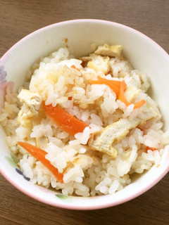 コラーゲンたっぷり、炊き込みご飯-レシピのメイン写真