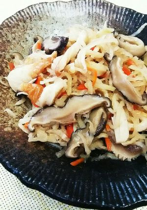 ほっこり母の味、切り干し大根の煮物。-レシピのメイン写真