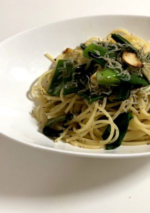 九条ねぎとじゃこのパスタ-レシピのメイン写真