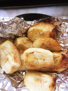 ノンフライヤーで焼きりんご-レシピのメイン写真