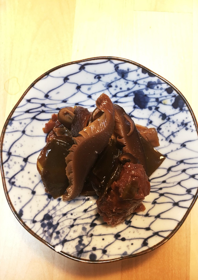 だしがらで簡単！昆布と干し椎茸の梅佃煮♫-レシピのメイン写真