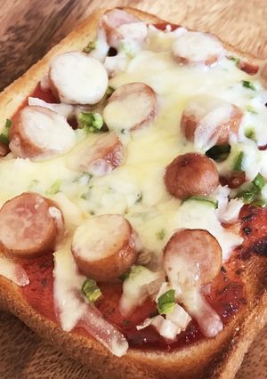 パンの上で即席手作りピザソース-レシピのメイン写真