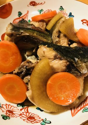 ブリのあら煮●根菜もいろいろ煮-レシピのメイン写真