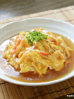 とにかく簡単♪めんつゆで手軽に天津飯☆-レシピのメイン写真