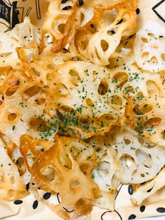 簡単カリカリ蓮根チップス-レシピのメイン写真