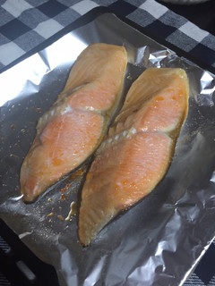 作り置き☆ゴマ油でみりん漬け塩鮭-レシピのメイン写真